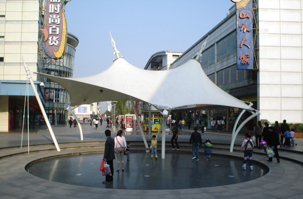 小區(qū)花園膜結(jié)構(gòu)